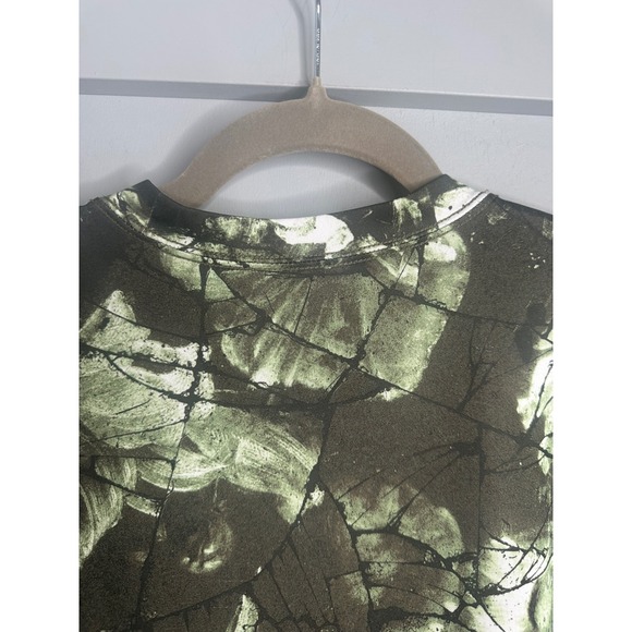 Nike The Nike‎ Tee Floral Print Training T-Shirt Men's Small Green - Picture 8 of 8